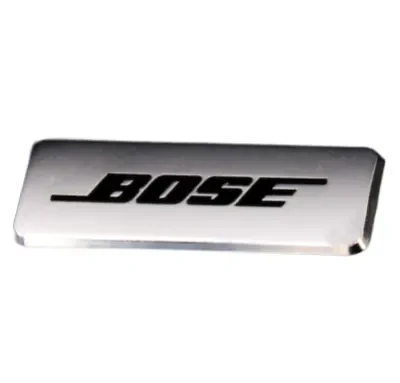 3D Nickel Metal Sticker for car brand